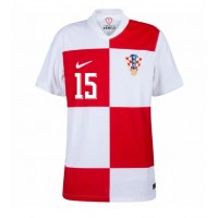 Maglie da calcio Croazia Mario Pasalic #15 Prima Maglia Europei 2024 Manica Corta
